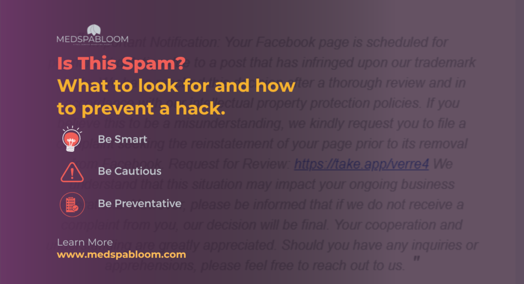 Is This Spam What to Look For & How to Prevent a Hack